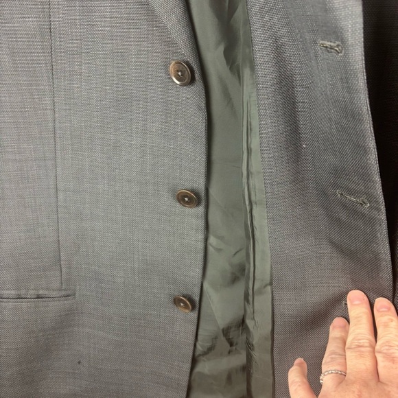 Armani Collezioni Gray Classic Suit with Notch Lapel Sz 42L— pant, 42 R jacket - Picture 8 of 10